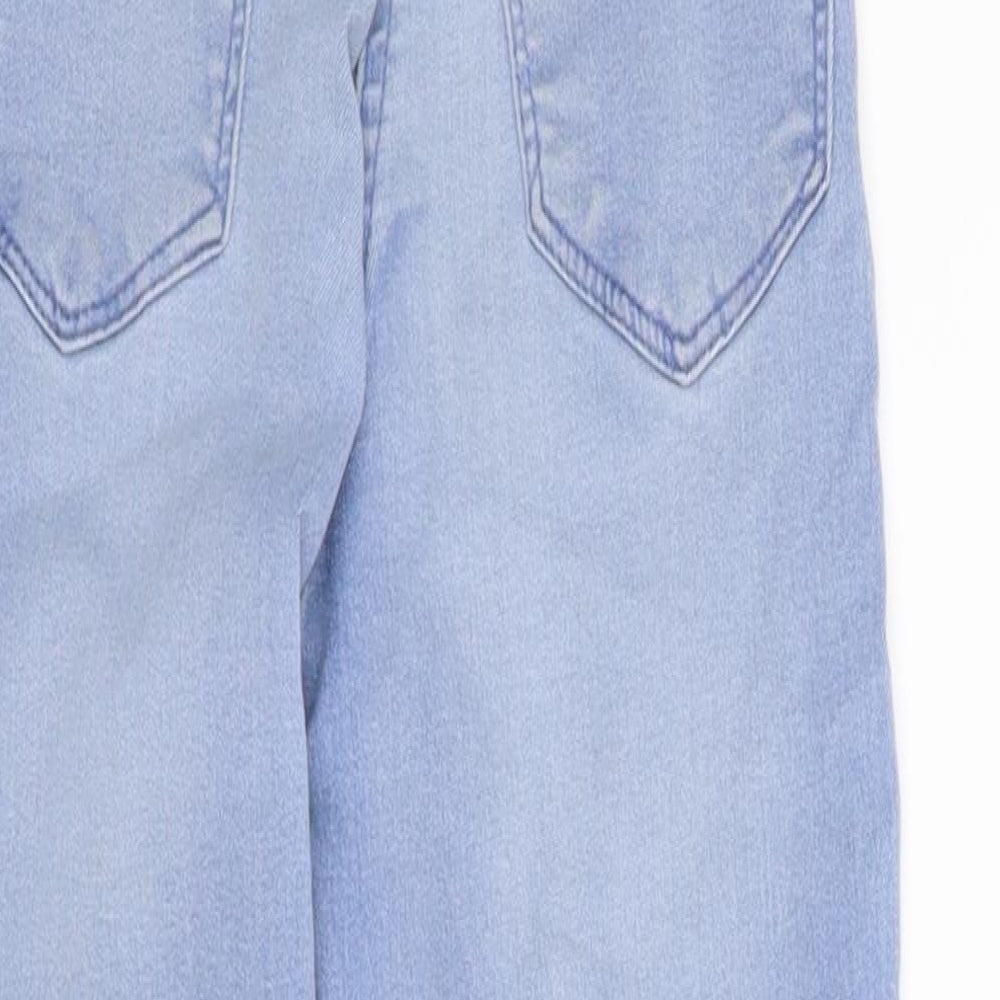 Brand and care label for The Rosie girls’ blue tapered jeans, size 6, years