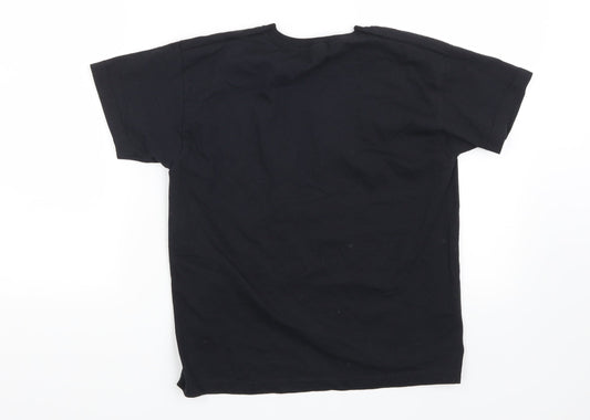 In the Style Girls Black Basic T-Shirt Size 7-8 Years - Theres No Way She Woke Up Like That