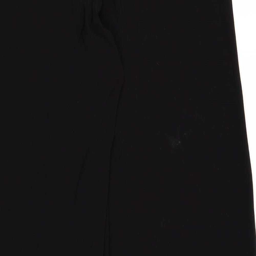 Preworn Womens Black Trousers Size 30 in L30 in