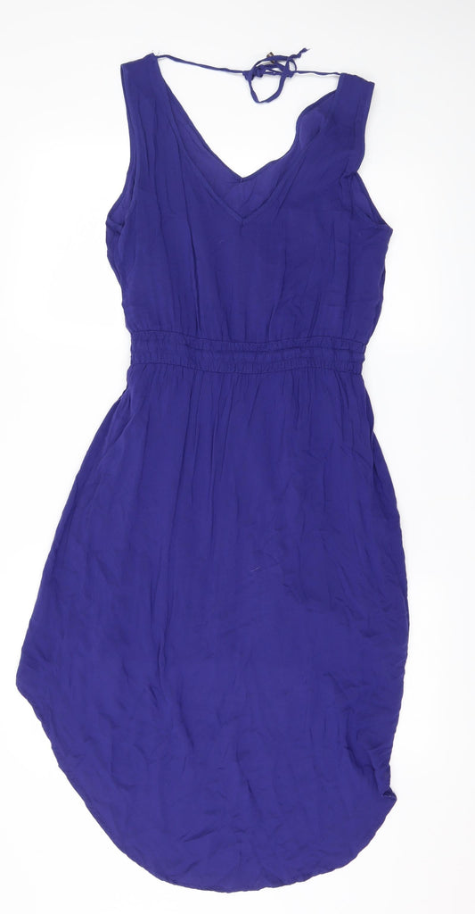 VERO MODA Womens Blue Fit & Flare Size L