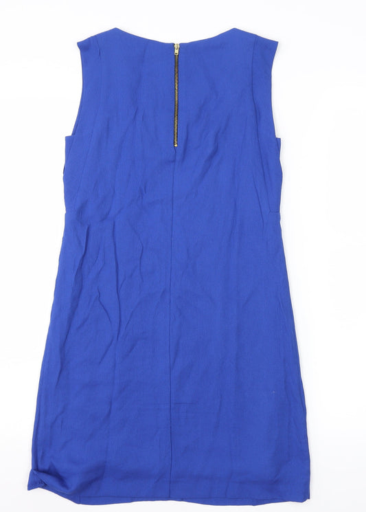 Dorothy Perkins Womens Blue A-Line Size 4