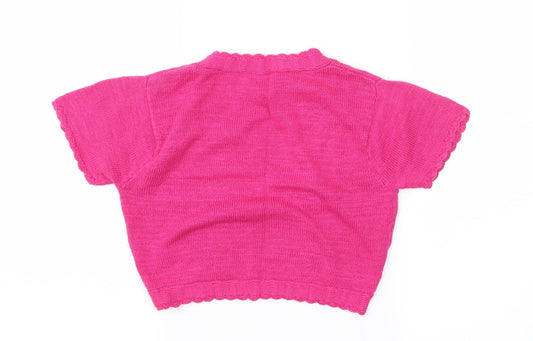 Gap Womens Pink Knit Shrug Jumper Size XS
