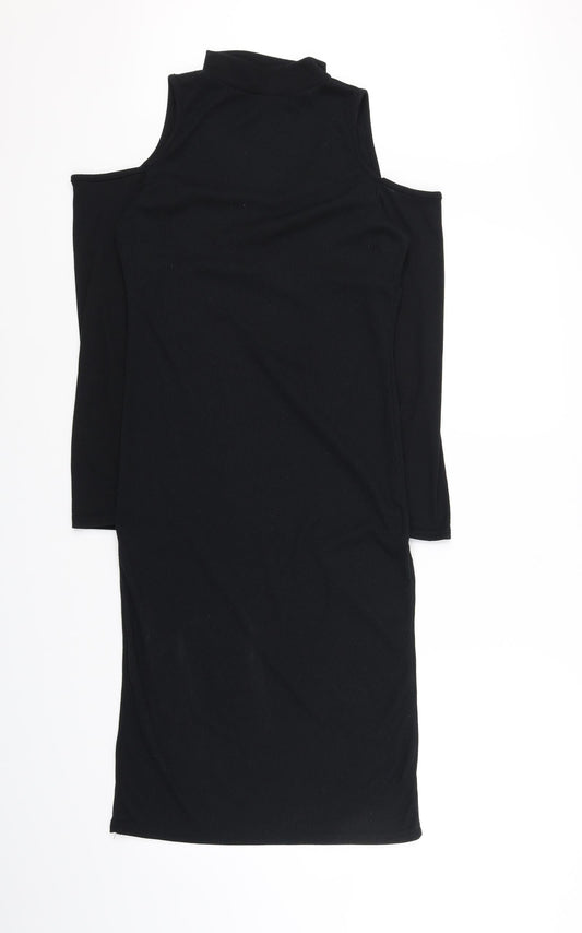 Dorothy Perkins Womens Black Fit & Flare Size 12