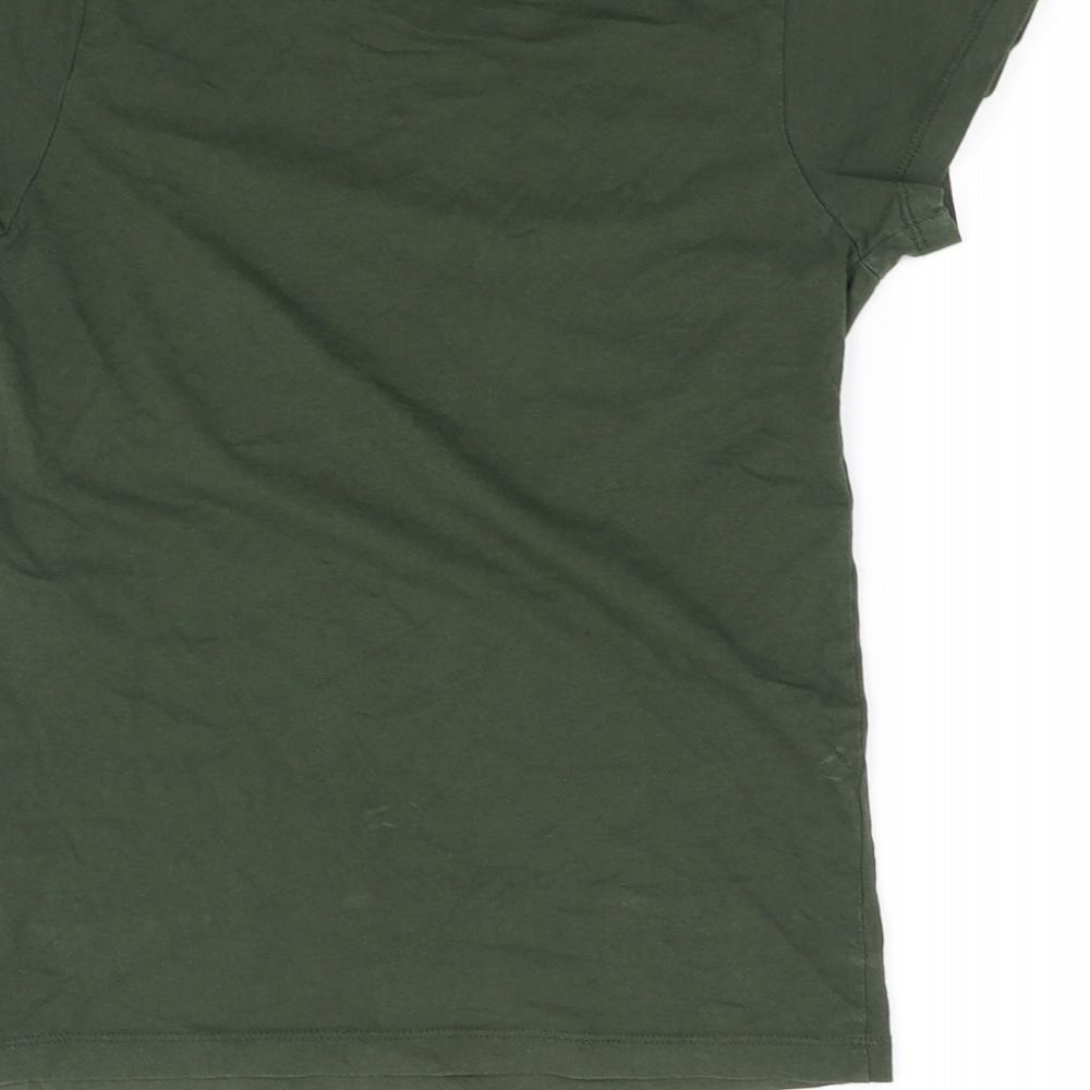 Urban Depart Girls Green Basic T-Shirt Size 10 Years