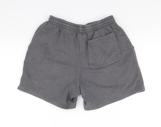 Cotton Traders Boys Grey Sweat Shorts Size XS