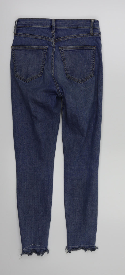 top shop Womens Blue Skinny Jeans Size 26 L25 in