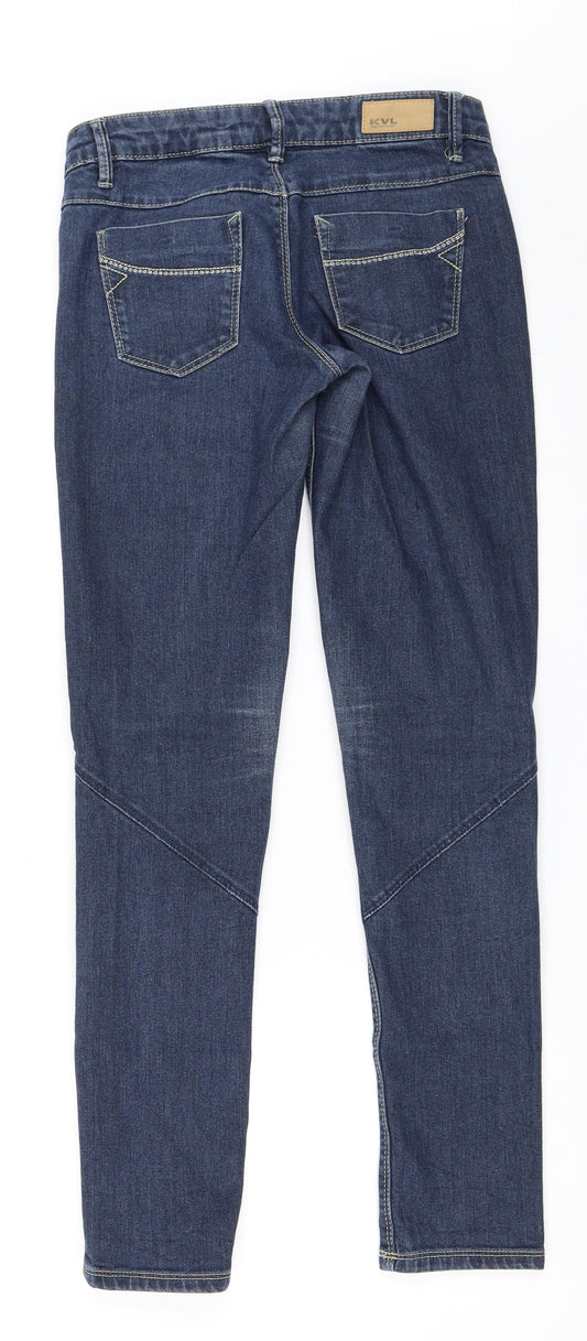 KVL Denim Womens Blue Denim Skinny Jeans Size 26 in L32 in