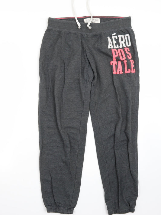 Aeropostale Womens Grey   Sweatpants Trousers Size L L28 in