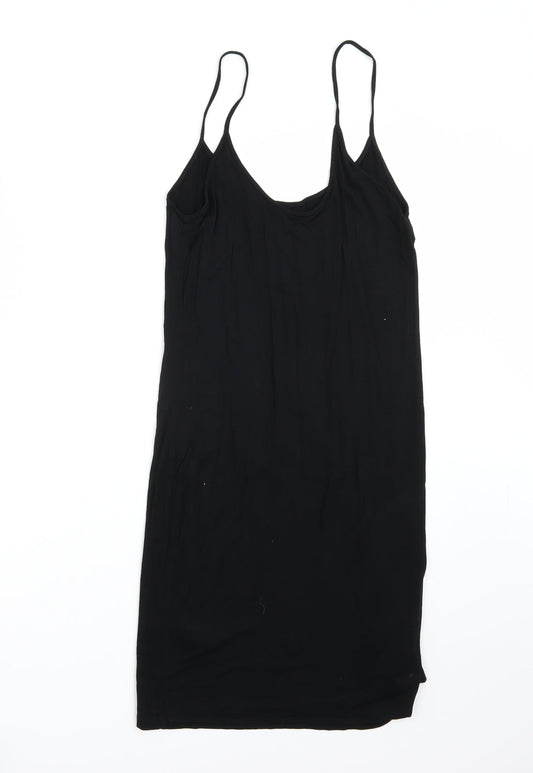 NEXT Womens Black Rayon A-Line Size 10