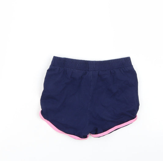 TU Girls Blue Sweat Shorts Size 6 Years