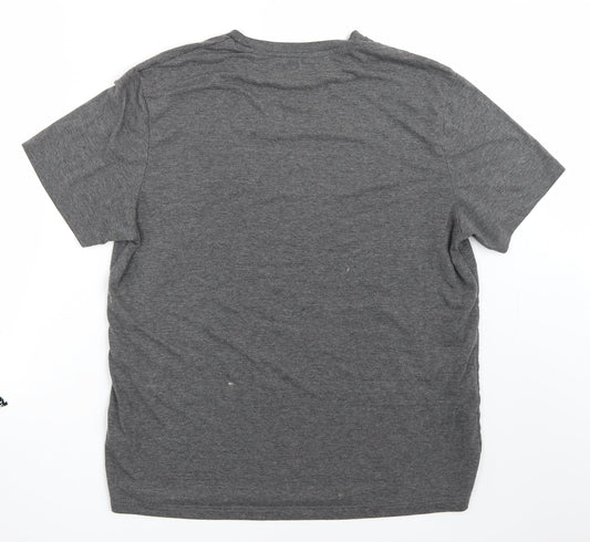 Burton Womens Grey Basic T-Shirt Size L