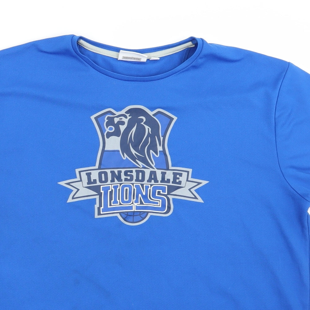 Lonsdale Mens Blue T-Shirt Size M