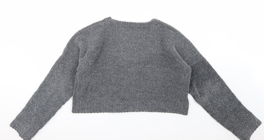 Newlook Womens Grey Pullover Jumper Size 16
