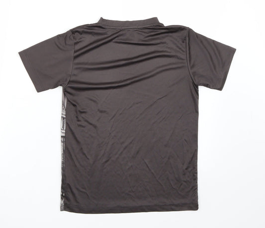 Octave Boys Grey Basic T-Shirt
