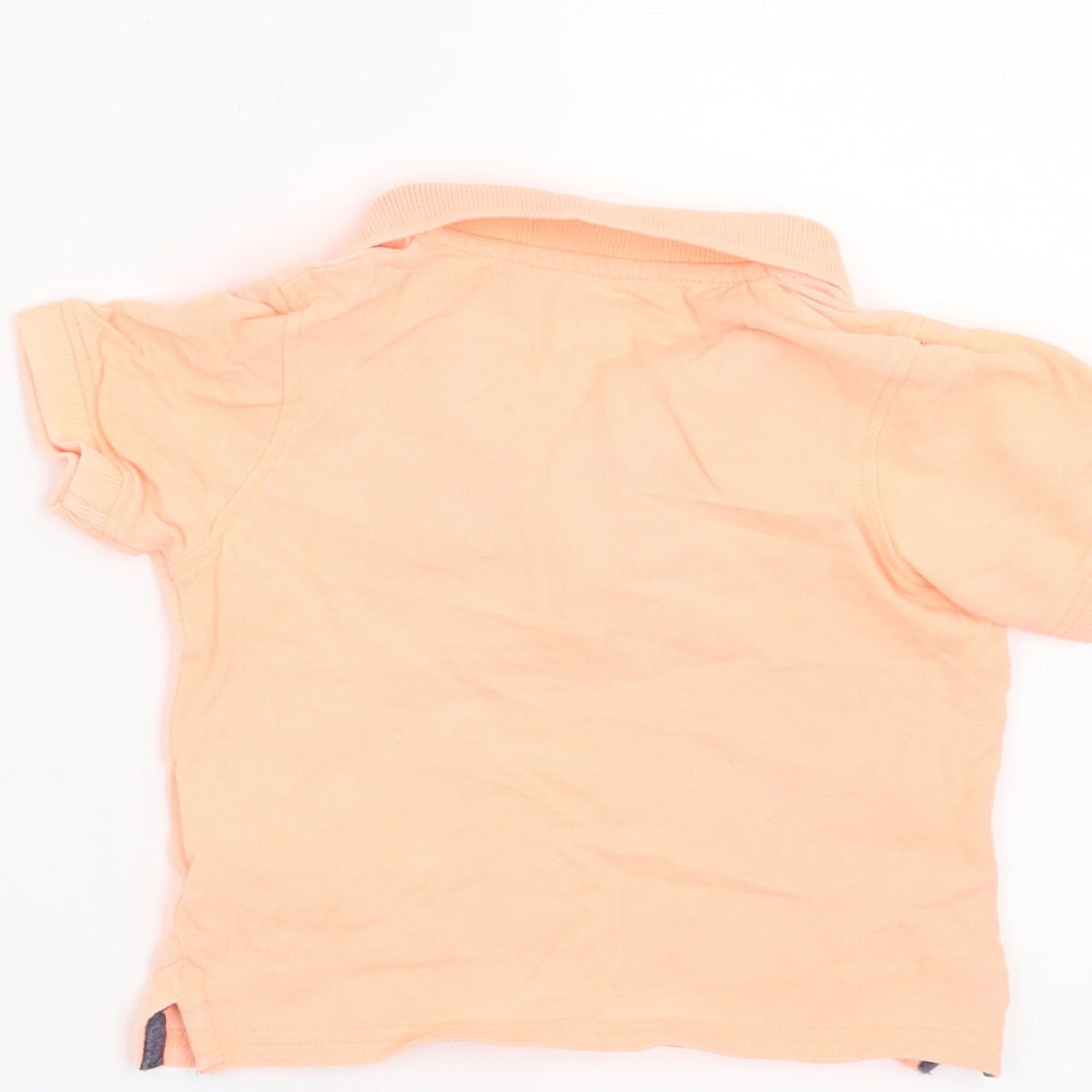 Primark Boys Orange Basic Polo Size 6-9 Months