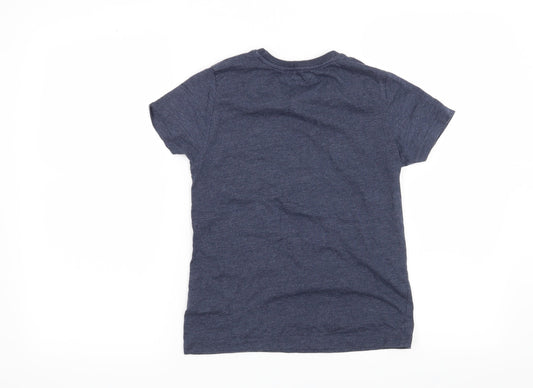 Rebel Boys Blue Basic T-Shirt Size 9-10 Years - Colorado