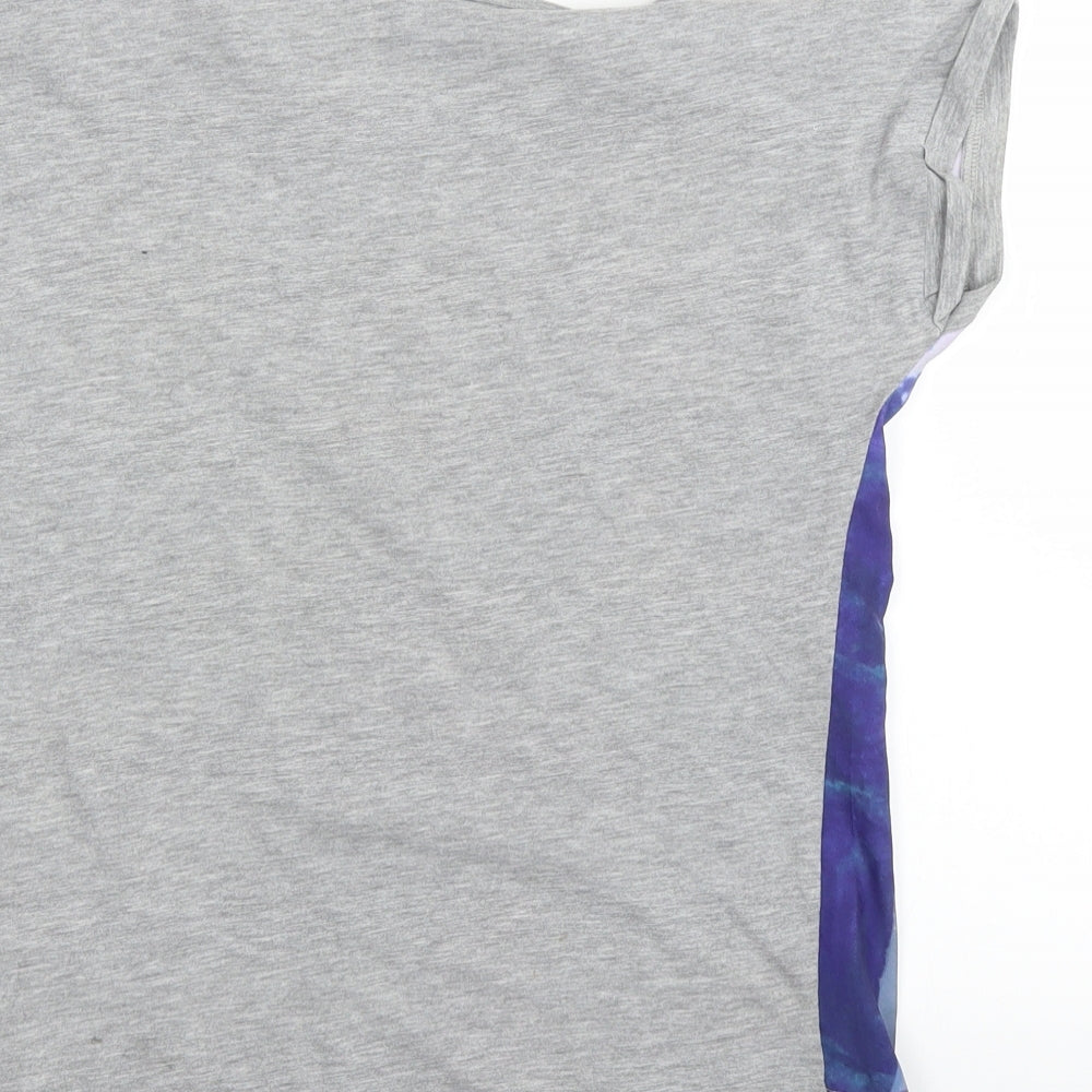 George Girls Grey Basic T-Shirt Size 10-11 Years - Disney Frozen