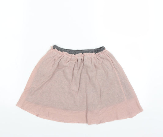 Mango Girls Pink A-Line Skirt Size M