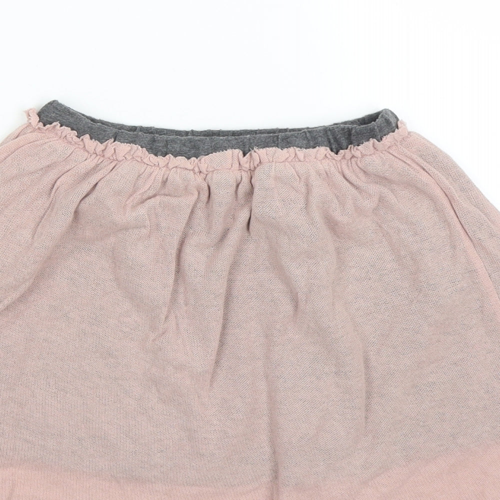 Mango Girls Pink A-Line Skirt Size M