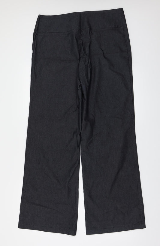 Essentials Womens Grey Trousers Size 32 in L31 in