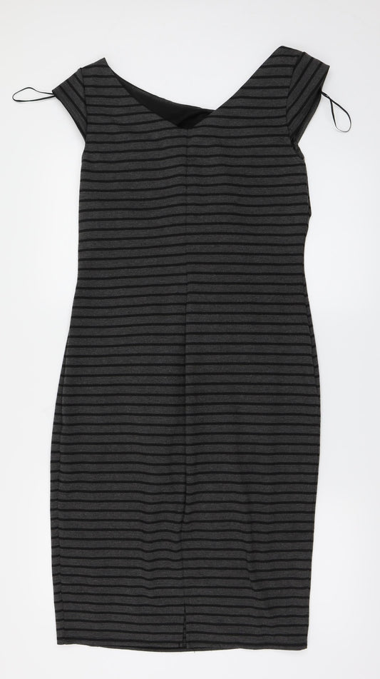 Billie & Blossom Womens Grey A-Line Size 14