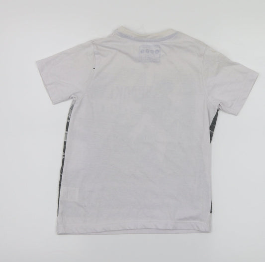 Matalan Boys White Basic T-Shirt Size 6-7 Years