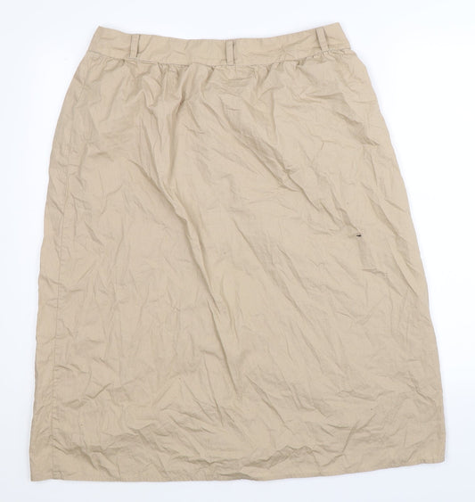 VILA Womens Beige Straight & Pencil Skirt Size 32 in