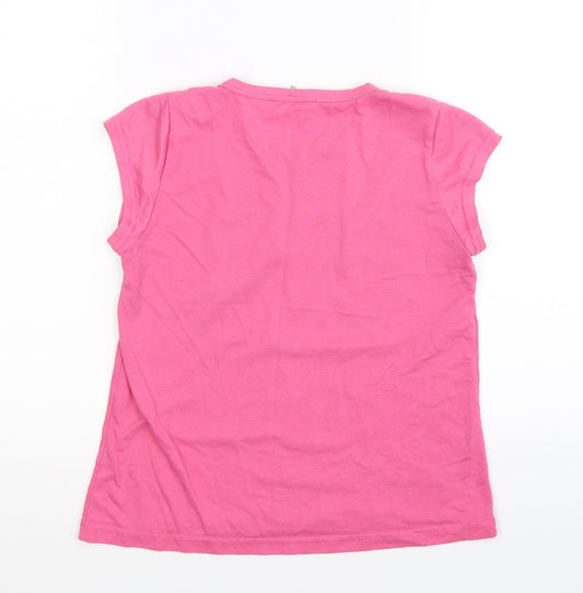 Danka Girls Pink Basic T-Shirt Size 10 Years