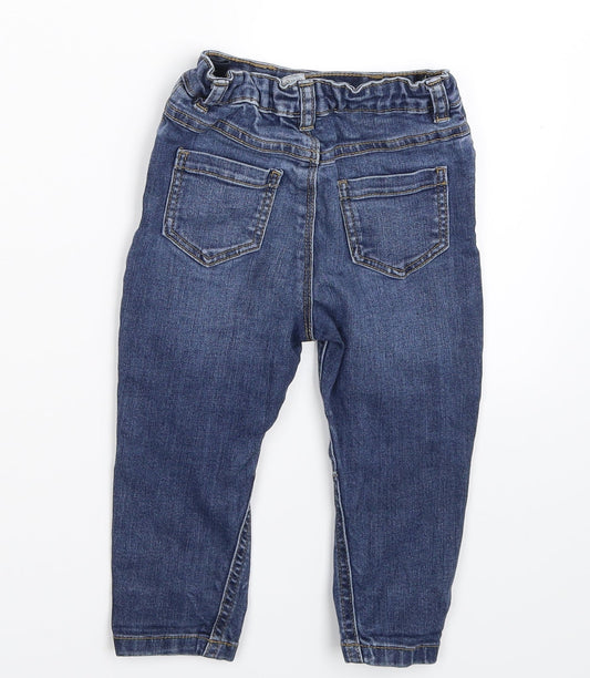 George Baby Blue Denim Capri Jeans Size 18-24 Months