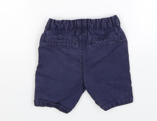 George Boys Blue Cropped Trousers Size 12-18 Months