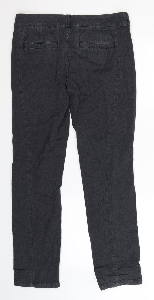 Preworn Womens Grey Chino Trousers Size 32 in L29 in