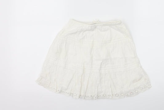 Gap Girls White A-Line Skirt Size 3 Years