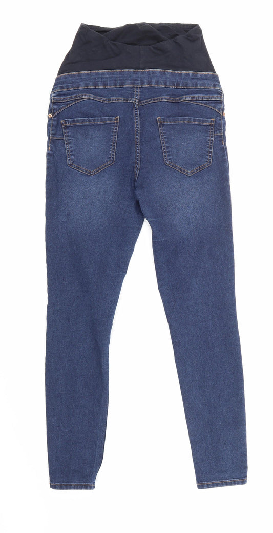 Lift & Shape Womens Blue Straight Jeans Size 8 L27 in