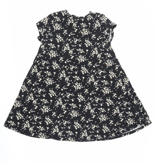 Glamorous Womens Multicoloured Floral T-Shirt Dress Size S