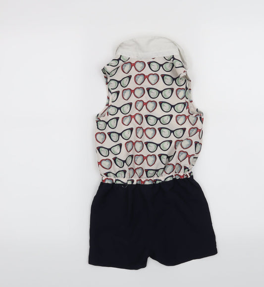 NEXT Girls Blue Romper One-Piece Size 6 Years