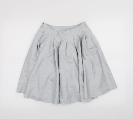 Mohito Womens Grey Pleated Skirt Size 6