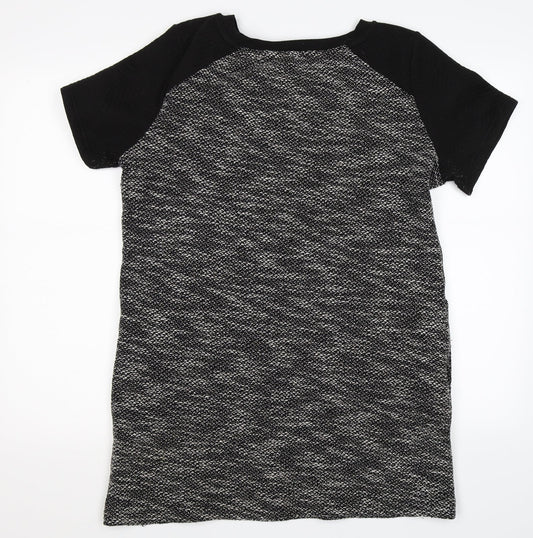 Miss Selfridge Womens Grey Knit Pullover Jumper Size 14 - smock