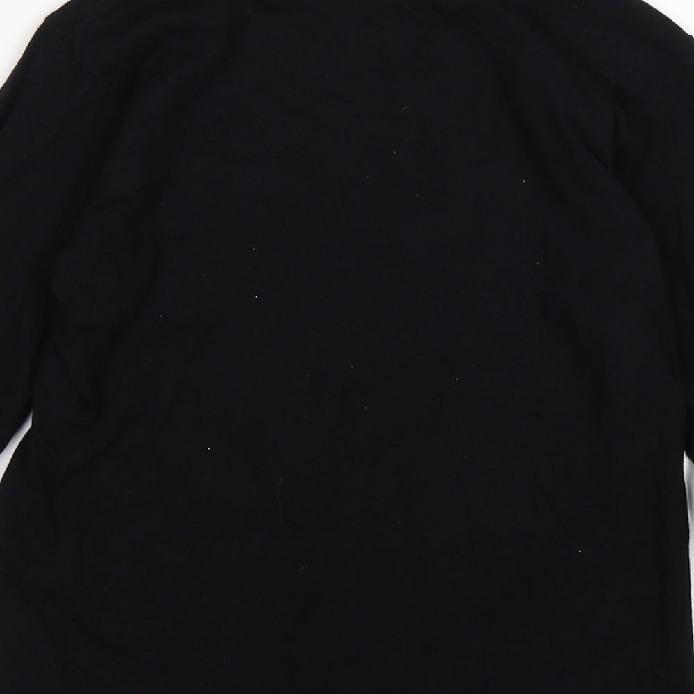 Young Dimension Girls Black Basic Casual Size 7-8 Years - NEW YORK PARIS, MILAN