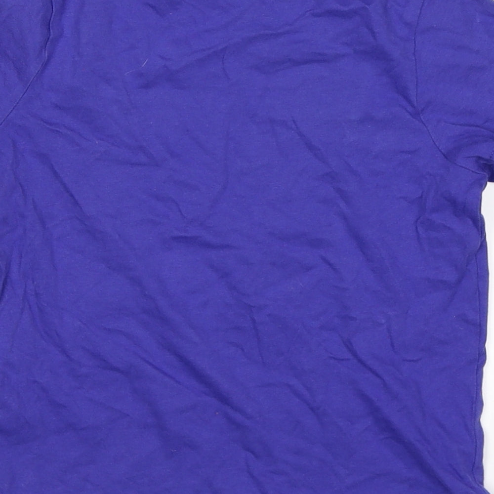 George Boys Purple Basic T-Shirt Size 3-4 Years - fantastic shark