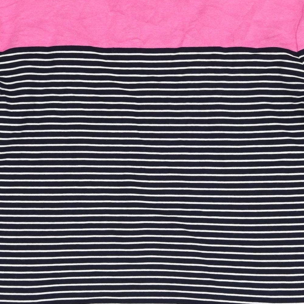 CC Womens Black Striped Pullover Sweatshirt Size M