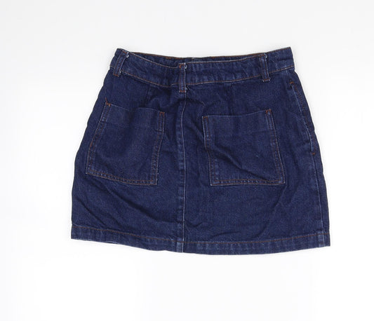 BDG Womens Blue Mini Skirt Size S