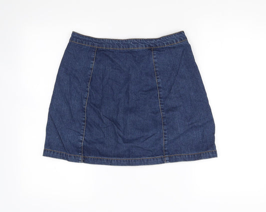 Glamorous Womens Blue Mini Skirt Size 10