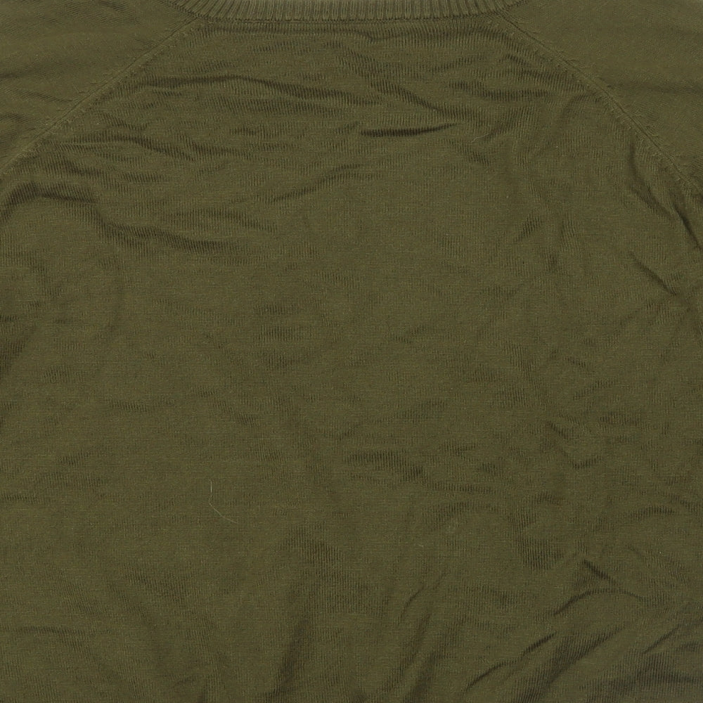 Simply Be Womens Green Knit Pullover Jumper Size 12