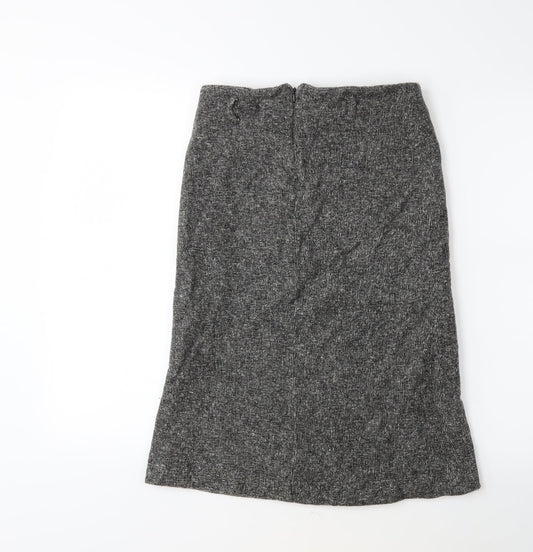 HABANA Womens Grey A-Line Skirt Size 28 in