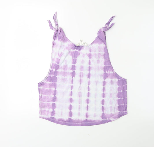 Miss Selfridge Womens Purple Basic Tank Size 14
