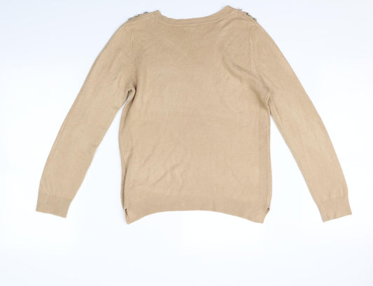 Atmsphere Womens Beige Pullover Jumper Size 12