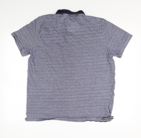 Kensington Mens Grey Polo Size 2XL