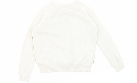 Topshop Womens Beige Pullover Jumper Size 8