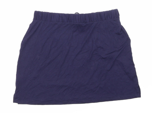 Marks and Spencer Womens Blue Mini Skirt Size 12