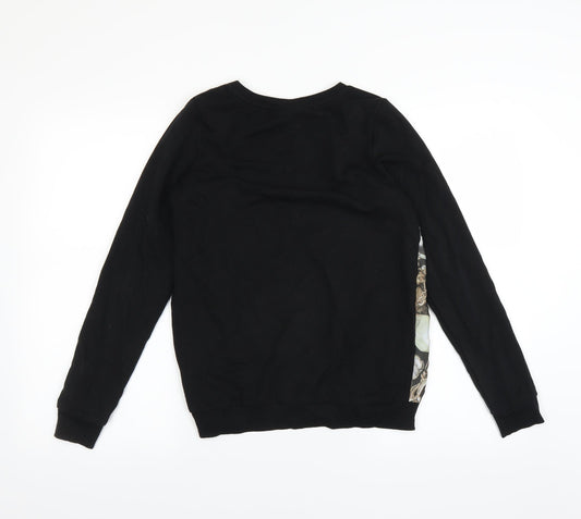 NEXT Womens Black Pullover Sweatshirt Size 6